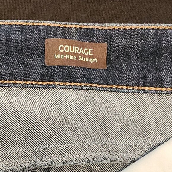 Heritage NWT Cotton Blend Courage Five Pocket Jeans Size 34x34 Blue Denim - Picture 7 of 16